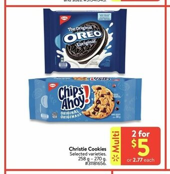 Walmart Christie Cookies offer