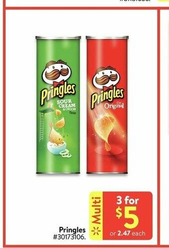 Walmart Pringles offer