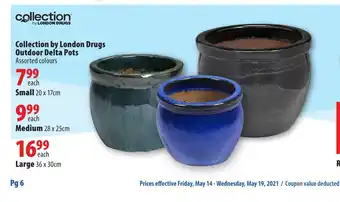 London Drugs Collection by London Drugs Outdoor Delta Pots offer