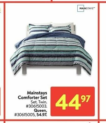Walmart Mainstays Comforter Set offer