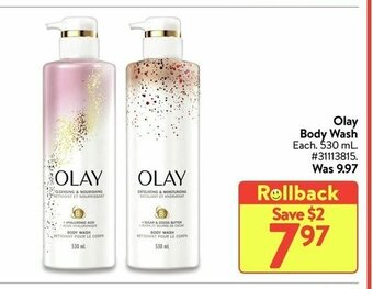 Walmart Olay Body Wash offer