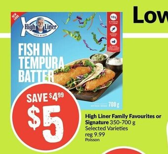 FreshCo High Liner Family Favourites or Signature offer