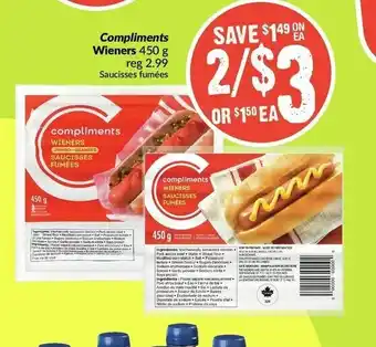 FreshCo Compliments Wieners offer