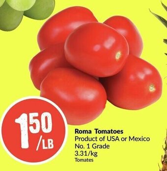 FreshCo Roma Tomatoes offer