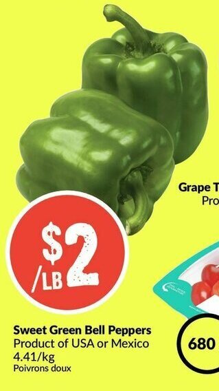 FreshCo Sweet Green Bell Peppers offer