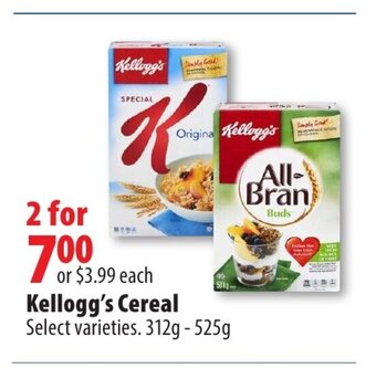 London Drugs Kellogg's Cereal offer