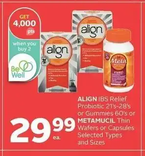 Rexall Align Metamucil offer