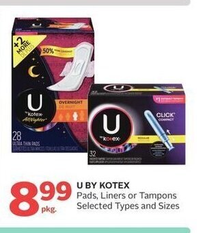 Rexall U By Kotex offer