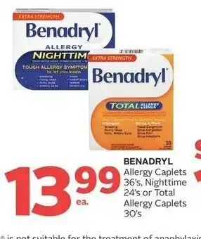 Rexall Benadryl offer