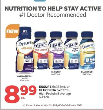 Rexall Ensure Glucerna offer