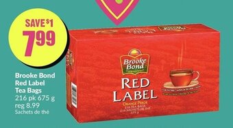 FreshCo Brooke bond red label tea bags offer