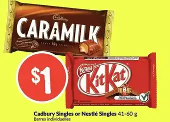 FreshCo Cadbury singles or nestlé singles offer