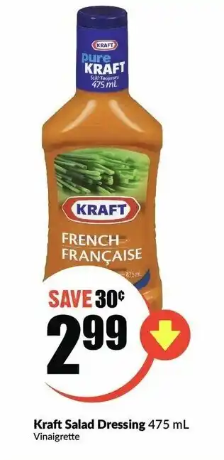 FreshCo Kraft salade dressing offer