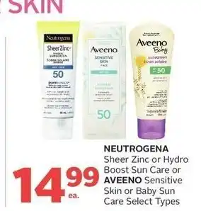 Rexall NEUTROGENA Sheer ZINC or Hydro offer