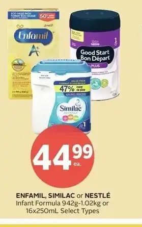 Rexall Enfamil ,Similac or Nestlé offer