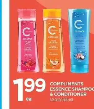 Lawtons Drugs Compliments Essence Shampoo & Conditioner offer