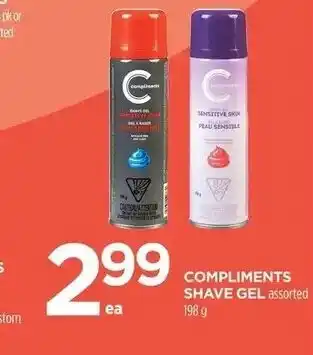 Lawtons Drugs Compliments Shave Gel offer
