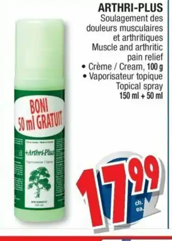 Jean Coutu Arthri-Plus offer