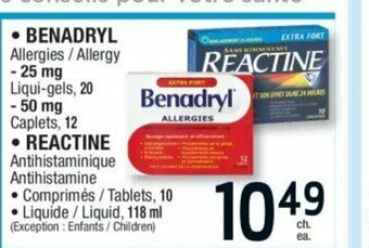Jean Coutu Benadryl offer