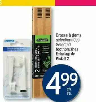 Jean Coutu Brosse à dents sélectionnées Selected toothbrushes offer