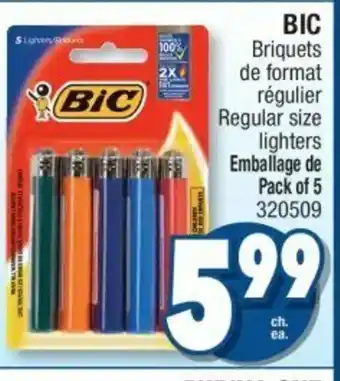 Jean Coutu Bic Briquets de Format offer