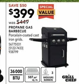 RONA Propane Gas Barbecue offer