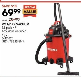 RONA Wet/Dry Vacuum offer