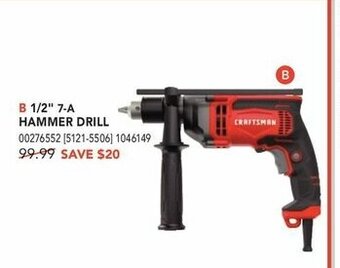 RONA Hammer Drill offer