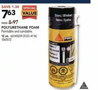 RONA Polyurethane Foam offer