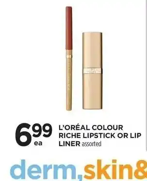 L'Oréal Colour Riche Lipstick Or Lip Liner
