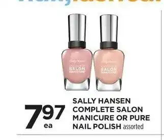 Sally Hansen Complete Salon Manicure Or Pure Nail Polish