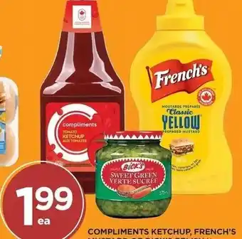 Lawtons Drugs Compliments Ketchup,French's Mustard Or Bick's Relish offer