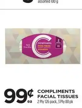 Lawtons Drugs Compliments Facial Tissues offer