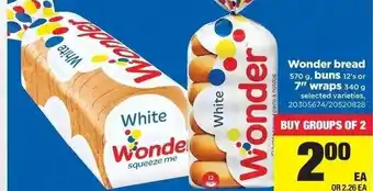 Real Canadian Superstore Wonder Bread Buns offer