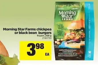 Real Canadian Superstore Morning Star Farms Chickpea Or Black Bean Burgers offer