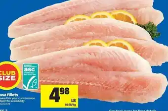 Real Canadian Superstore Basa Fillets offer