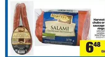 Real Canadian Superstore Harvest Chubs Or Sausage Ring offer