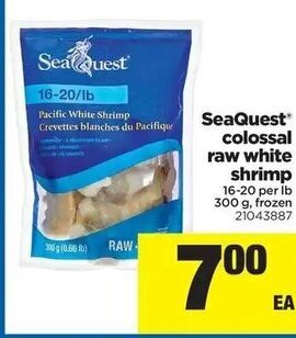 Real Canadian Superstore Seaquest Colossal Raw White Shrimp offer