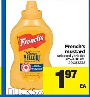 Real Canadian Superstore French's Mustard offer