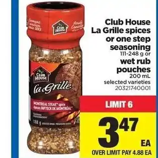 Real Canadian Superstore Club House La Grille Spices offer