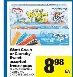 Real Canadian Superstore Giant Crush Or Carnaby Sweet offer