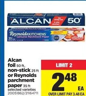 Real Canadian Superstore Alcan Foil Non-Stick offer