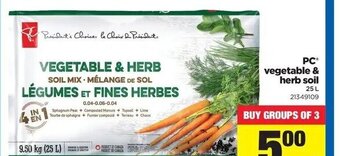 Real Canadian Superstore Pc Vegetable & Herb Soil offer