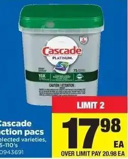 Real Canadian Superstore Cascade Action Pacs offer