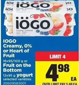 Real Canadian Superstore Iogo creamy offer