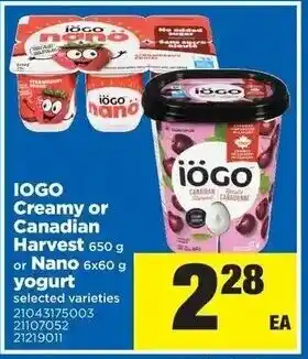 Real Canadian Superstore Iogo creamy or canadian harvest offer