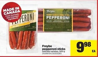 Real Canadian Superstore Freybe pepperoni sticks offer