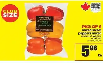 Real Canadian Superstore Mixed sweet peppers mixed offer