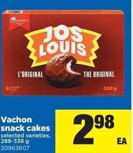 Real Canadian Superstore Vachon snack cakes offer