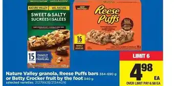 Real Canadian Superstore Nature valley granola offer